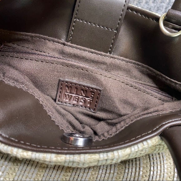 Nine West Handbag with Burlap-Look - Picture 2 of 8